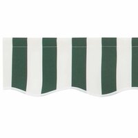 Luifeldoek volant Groen en Wit 280 x 20 cm Polyester 5