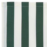 Luifeldoek volant Groen en Wit 280 x 20 cm Polyester 6