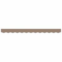 Luifeldoek volant Taupe 236 x 20 cm Polyester 3