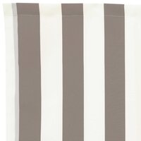 Luifeldoek volant Lichtgrijs en wit. 329 x 20 cm 5