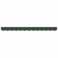 Luifeldoek volant Donkergroen 481 x 20 cm Polyester 3