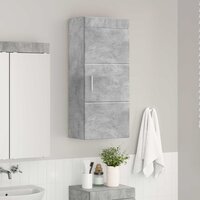 Badkamerwandkast TULUM Beton Grijs 37 x 24,5 x 86 cm 4