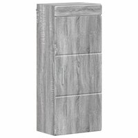 Badkamerwandkast TULUM Grijs Sonoma 37 x 24,5 x 86 cm 2