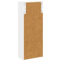 Badkamerwandkast Wit 20 x 10 x 50 cm Geconstrueerd hout 8