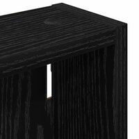 Badkamerwandkast Zwarte Eik 20 x 10 x 50 cm Geconstrueerd hout 9