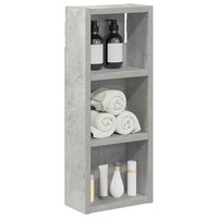 Badkamerwandkast Beton Grijs 20 x 10 x 50 cm 3
