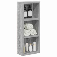 Badkamerwandkast Grijze Sonoma 20 x 10 x 50 cm 3