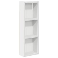 Badkamerwandkast Wit 20 x 10 x 60,5 cm Geconstrueerd hout 2