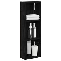 Badkamerwandkast Zwarte Eik 20 x 10 x 60,5 cm 3