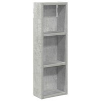 Badkamerwandkast Beton Grijs 20 x 10 x 60,5 cm 2