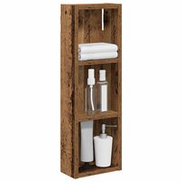Badkamerwandkast Oudhout 20 x 10 x 60,5 cm Geconstrueerd hout 3
