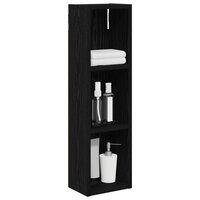 Badkamerwandkast Zwarte Eik 20 x 14 x 70 cm Geconstrueerd hout 3