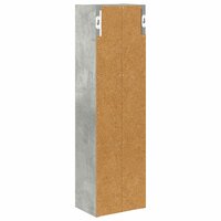 Badkamerwandkast Beton Grijs 20 x 14 x 70 cm 8