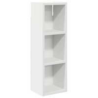 Badkamerwandkast Wit 20 x 16 x 62,5 cm Geconstrueerd hout 2