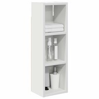 Badkamerwandkast Wit 20 x 16 x 62,5 cm Geconstrueerd hout 3