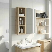 Badkamerwandkast Sonoma Eiken 20 x 16 x 62,5 cm 5