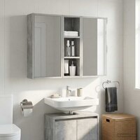 Badkamerwandkast Beton Grijs 20 x 16 x 62,5 cm 4
