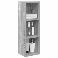 Badkamerwandkast Grijze Sonoma 20 x 16 x 62,5 cm 3