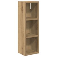 Badkamerwandkast Ambachtelijk eiken 20 x 16 x 62,5 cm 2