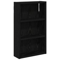 Badkamerwandkast Zwarte Eik 30 x 10 x 50 cm Geconstrueerd hout 2
