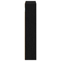 Badkamerwandkast Zwarte Eik 30 x 10 x 50 cm Geconstrueerd hout 7