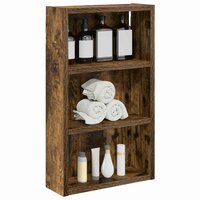 Badkamerwandkast Gerookte Eik 30 x 10 x 50 cm 3
