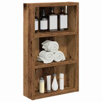 Badkamerwandkast Oudhout 30 x 10 x 50 cm Geconstrueerd hout 3