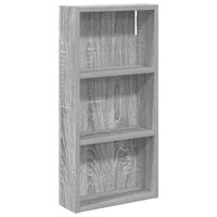 Badkamerwandkast Grijze Sonoma 30 x 10 x 60,5 cm 2