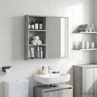 Badkamerwandkast Grijze Sonoma 30 x 10 x 60,5 cm 5