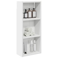 Badkamerwandkast Wit 30 x 14 x 70 cm Geconstrueerd hout 3