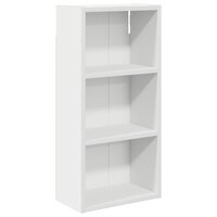 Badkamerwandkast Wit 30 x 16 x 62,5 cm Geconstrueerd hout 2
