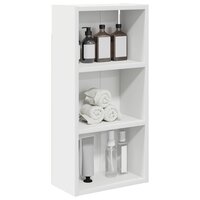 Badkamerwandkast Wit 30 x 16 x 62,5 cm Geconstrueerd hout 3