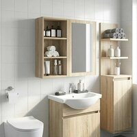Badkamerwandkast Sonoma Eiken 30 x 16 x 62,5 cm 5