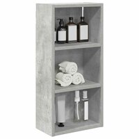 Badkamerwandkast Beton Grijs 30 x 16 x 62,5 cm 3