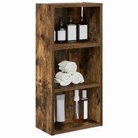 Badkamerwandkast Gerookte Eik 30 x 16 x 62,5 cm 3