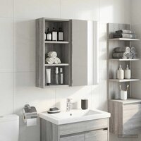 Badkamerwandkast Grijze Sonoma 30 x 16 x 62,5 cm 4