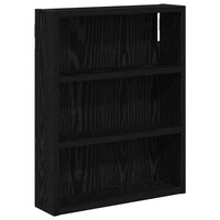 Badkamerwandkast Zwarte Eik 40 x 10 x 50 cm Geconstrueerd hout 2