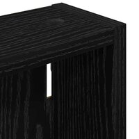Badkamerwandkast Zwarte Eik 40 x 10 x 50 cm Geconstrueerd hout 9