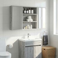 Badkamerwandkast Grijze Sonoma 40 x 10 x 50 cm 4