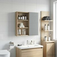 Badkamerwandkast Sonoma Eiken 40 x 10 x 60,5 cm 5