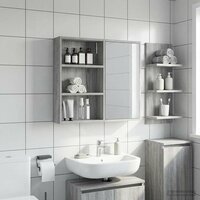 Badkamerwandkast Grijze Sonoma 40 x 10 x 60,5 cm 5