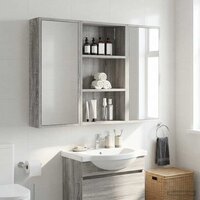 Badkamerwandkast Grijze Sonoma 40 x 14 x 70 cm 4