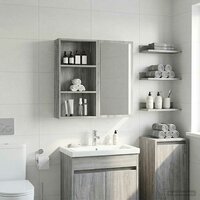 Badkamerwandkast Grijze Sonoma 40 x 14 x 70 cm 5