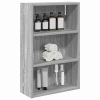 Badkamerwandkast Grijze Sonoma 40 x 16 x 62,5 cm 3