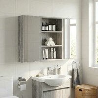 Badkamerwandkast Grijze Sonoma 40 x 16 x 62,5 cm 4