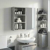 Badkamerwandkast Grijze Sonoma 40 x 16 x 62,5 cm 5