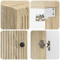 Badkamerwandkast EDE Sonoma Eiken 30 x 31 x 59 cm Bewerkt hout 7
