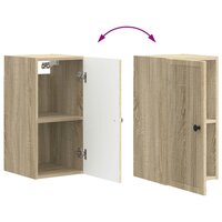 Badkamerwandkast EDE Sonoma Eiken 30 x 31 x 59 cm Bewerkt hout 8