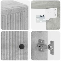 Badkamerwandkast EDE Betongrijs 30 x 31 x 59 cm Bewerkt hout 7