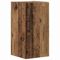 Badkamerwandkast EDE Oud hout 30 x 31 x 59 cm Bewerkt hout 2